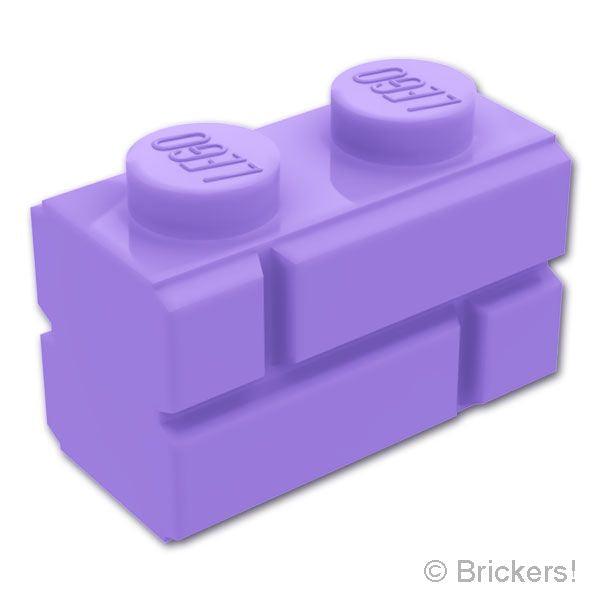 LEGO® パーツ 6605572 ブロック 1 x 2 - レンガ：[Lavender / ラベンダー] 98283-325 