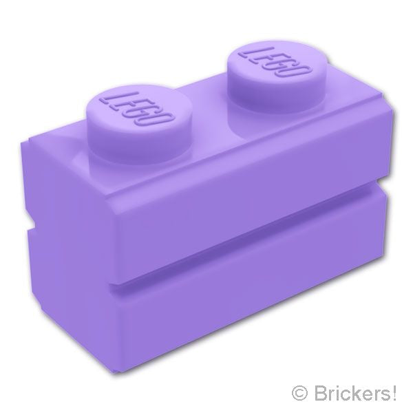 LEGO® パーツ 6605572 ブロック 1 x 2 - レンガ：[Lavender / ラベンダー] 98283-325 