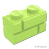 ブロック 1 x 2 - レンガ：[Yellowish Green / イエローイッシュグリーン]