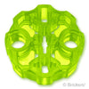 テクニック 十字軸 / ピンコネクター - ラウンドブロック：[Tr,Neon Green / トランスネオングリーン(蛍光)]