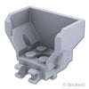 コックピット 4 x 2 x 3 - クリップ：[Light Bluish Gray / グレー]