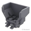 コックピット 4 x 2 x 3 - クリップ：[Dark Bluish Gray / ダークグレー]
