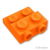 プレート 2 x 2 x 2/3 - サイド2スタッド：[Orange / オレンジ]