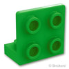 ブラケット インバート 1 x 2 - 2 x 2：[Bt,Green / ブライトグリーン]