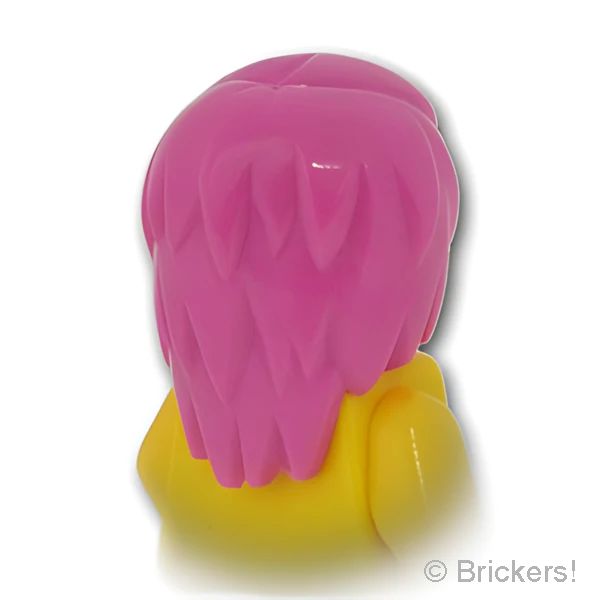 LEGOR パーツ 4657388/6179599 ミニフィグ ヘア - レイヤード：[Dark Pink / ダークピンク] 99242-221 の商品ページ｜レゴRパーツ バラ売りのブリッカーズ
