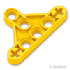 テクニック リフトアーム 薄型 3 x 5 - トライアングル：[Yellow / イエロー]