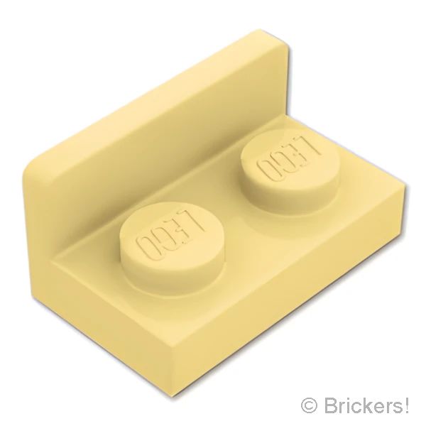 LEGOR パーツ 6313611 ブラケット インバート 1 x 2 - 1 x 2 ：[Tan / タン] 99780-005 の商品ページ｜レゴRパーツ バラ売りのブリッカーズ