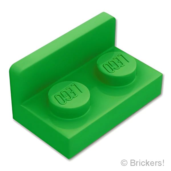 LEGOR パーツ 6536990 ブラケット インバート 1 x 2 - 1 x 2 ：[Bt,Green / ブライトグリーン] 99780-037 の商品ページ｜レゴRパーツ バラ売りのブリッカーズ