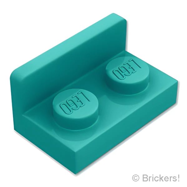LEGOR パーツ 6373576 ブラケット インバート 1 x 2 - 1 x 2 ：[Dark Turquoise / ダークターコイズ] 99780-107 の商品ページ｜レゴRパーツ バラ売りのブリッカーズ