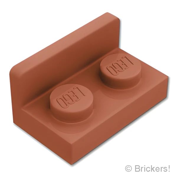 LEGOR パーツ 6174856 ブラケット インバート 1 x 2 - 1 x 2 ：[Reddish Brown / ブラウン] 99780-192 の商品ページ｜レゴRパーツ バラ売りのブリッカーズ
