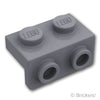 ブラケット 1 x 2 - 1 x 2：[Dark Bluish Gray / ダークグレー]