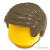 ミニフィグ ヘア - サイドコームド：[Dark Tan / ダークタン]