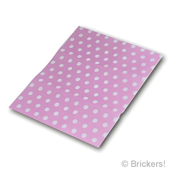 LEGOR パーツ 6342746 デュプロ ブランケット 5 x 6 - ポルカ・ドット：[Bright Pink / ブライトピンク] blankie03pb12-222 の商品ページ｜レゴRパーツ バラ売りのブリッカーズ