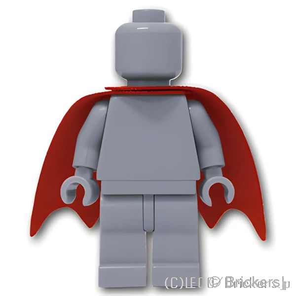 LEGOR パーツ カスタムミニフィグマント バットマン：[Red / レッド] cp-cfm-bsc-021 の商品ページ｜レゴRパーツ バラ売りのブリッカーズ