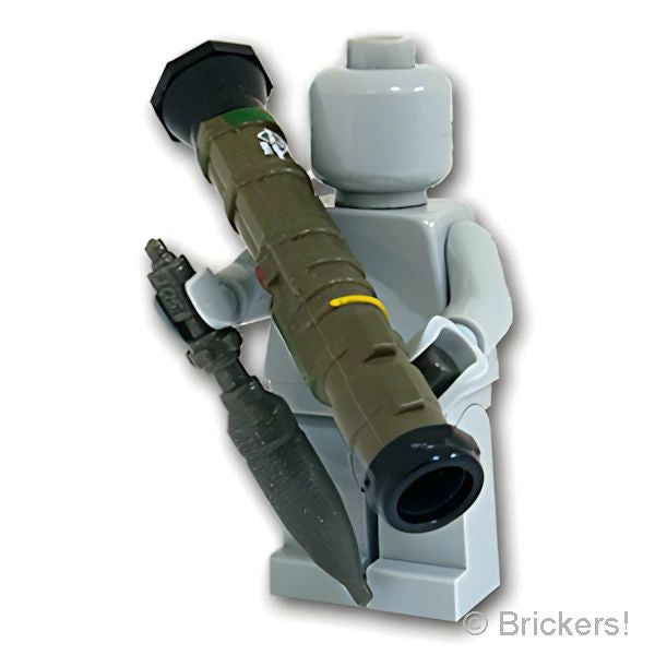 LEGOR パーツ 対戦車無反動砲 AT-4(FV47)：[Deep Gray Green / ディープグレーグリーン] cp-sdt-at4-dgg の商品ページ｜レゴRパーツ バラ売りのブリッカーズ
