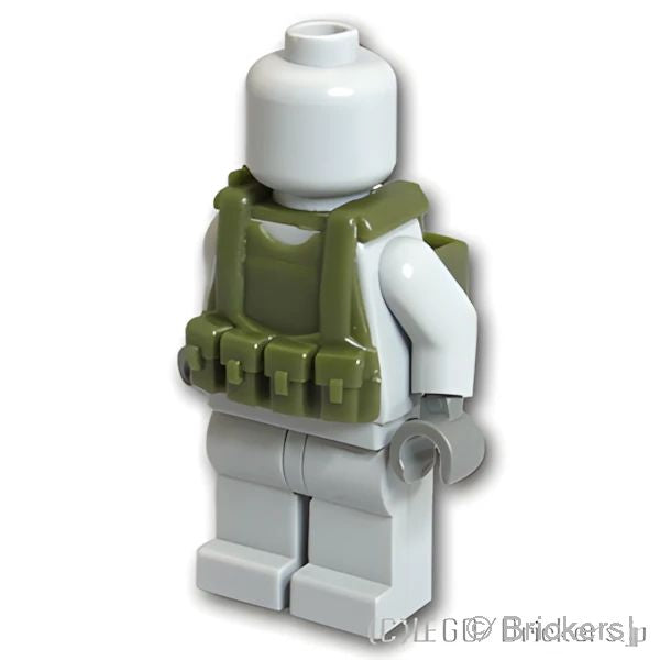 LEGOR パーツ タクティカルベスト B12：[Tank Green / タンクグリーン] cp-sdt-b12-tg の商品ページ｜レゴRパーツ バラ売りのブリッカーズ