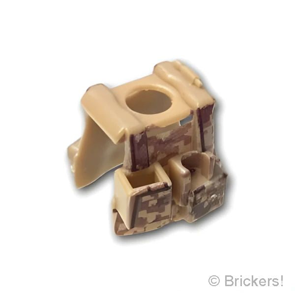 LEGOR パーツ タクティカルベスト B12 デザートデジタルカモフラージュ：[Dark Tan / ダークタン] cp-sdt-b12ddc-138 の商品ページ｜レゴRパーツ バラ売りのブリッカーズ