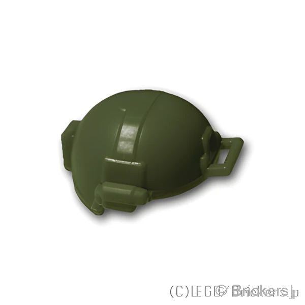 LEGOR パーツ アーミーヘルメット BK1X：[Tank Green / タンクグリーン] cp-sdt-bk1x-tg の商品ページ｜レゴRパーツ バラ売りのブリッカーズ
