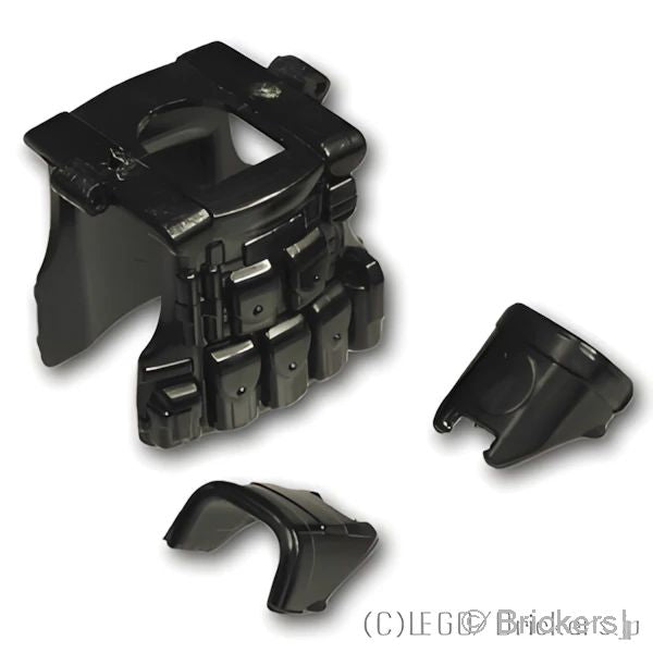 LEGOR パーツ タクティカルベスト BR1：[Black / ブラック] cp-sdt-br1-026 の商品ページ｜レゴRパーツ バラ売りのブリッカーズ