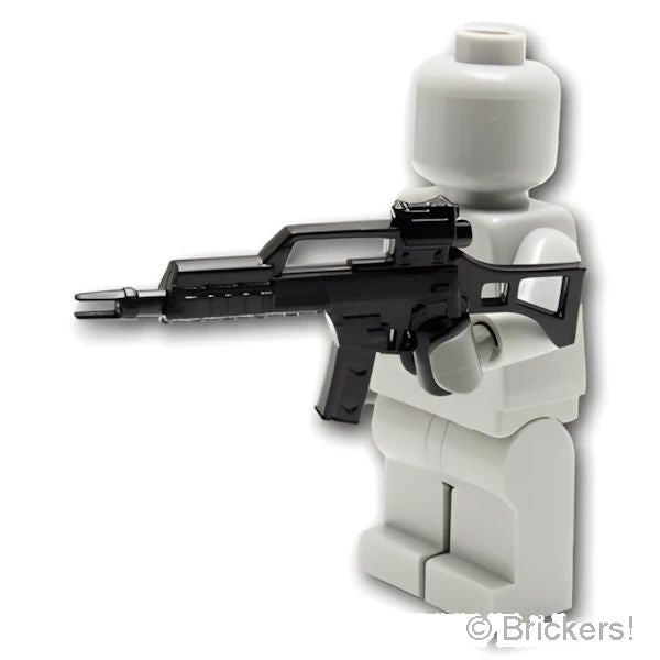 LEGOR パーツ アサルトライフル G36C：[Black / ブラック] cp-sdt-g36c-026 の商品ページ｜レゴRパーツ バラ売りのブリッカーズ