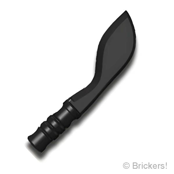 LEGOR パーツ ククリナイフ：[Black / ブラック] cp-sdt-kn-026 の商品ページ｜レゴRパーツ バラ売りのブリッカーズ