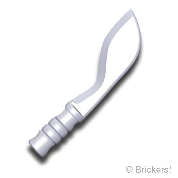 LEGOR パーツ ククリナイフ：[Flat Silver / フラットシルバー] cp-sdt-kn-179 の商品ページ｜レゴRパーツ バラ売りのブリッカーズ