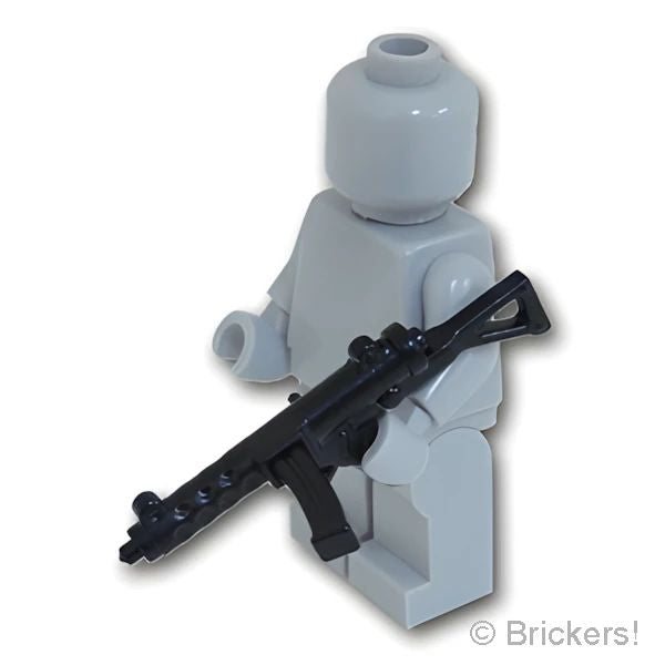 LEGOR パーツ スターリング・サブマシンガン L2A3 ：[Black / ブラック] cp-sdt-l2a3-026 の商品ページ｜レゴRパーツ バラ売りのブリッカーズ