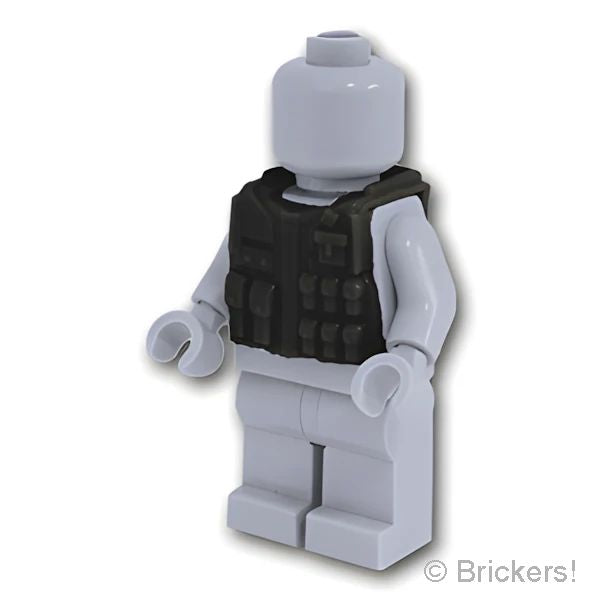 LEGOR パーツ タクティカルベスト M08：[Black / ブラック] cp-sdt-m08-026 の商品ページ｜レゴRパーツ バラ売りのブリッカーズ