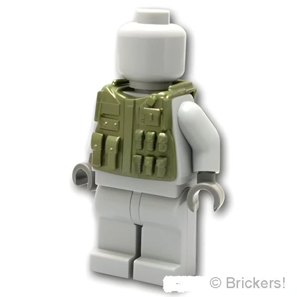 LEGOR パーツ タクティカルベスト M08：[Iron Green / アイアングリーン] cp-sdt-m08-ig の商品ページ｜レゴRパーツ バラ売りのブリッカーズ