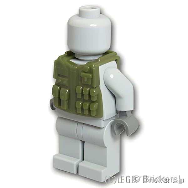 LEGOR パーツ タクティカルベスト M08：[Tank Green / タンクグリーン] cp-sdt-m08-tg の商品ページ｜レゴRパーツ バラ売りのブリッカーズ