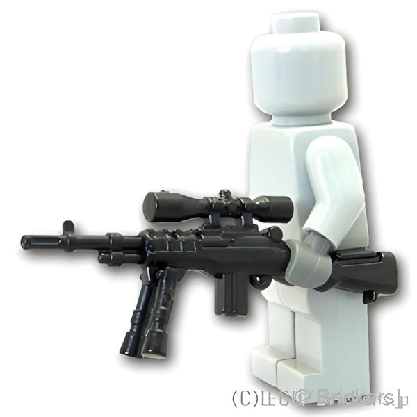 LEGOR パーツ スナイパーライフル M14：[Black / ブラック] cp-sdt-m14-026 の商品ページ｜レゴRパーツ バラ売りのブリッカーズ