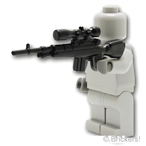 LEGOR パーツ アサルトライフル M14A：[Black / ブラック] cp-sdt-m14a-026 の商品ページ｜レゴRパーツ バラ売りのブリッカーズ