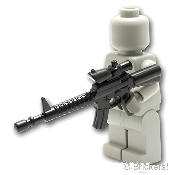 LEGOR パーツ アサルトライフル M16A2：[Black / ブラック] cp-sdt-m16a2-026 の商品ページ｜レゴRパーツ バラ売りのブリッカーズ