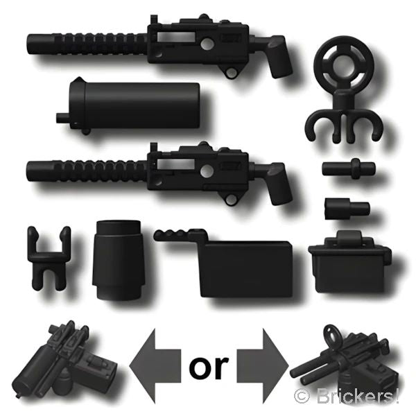 LEGOR パーツ ブローニング 2連装重機関銃 M1922：[Black / ブラック] cp-sdt-m1922-026 の商品ページ｜レゴRパーツ バラ売りのブリッカーズ