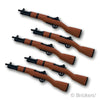 ライフル M1ガーランド(FS-X55) - 5丁セット(組立式)：[Reddish Brown / ブラウン]