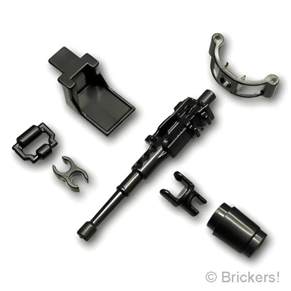 LEGOR パーツ ヘビーマシンガン M2：[Pearl Dark Black / パールダークブラック] cp-sdt-m2-pdb の商品ページ｜レゴRパーツ バラ売りのブリッカーズ