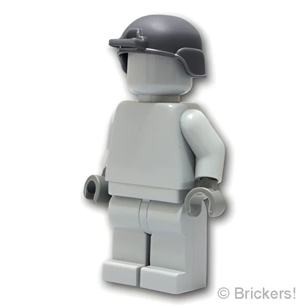 LEGOR パーツ アーミーヘルメット M2002：[Dark Bluish Gray / ダークグレー] cp-sdt-m2002-199 の商品ページ｜レゴRパーツ バラ売りのブリッカーズ