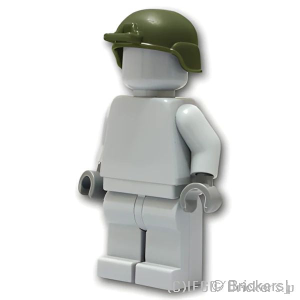 LEGOR パーツ アーミーヘルメット M2002：[Tank Green / タンクグリーン] cp-sdt-m2002-tg の商品ページ｜レゴRパーツ バラ売りのブリッカーズ