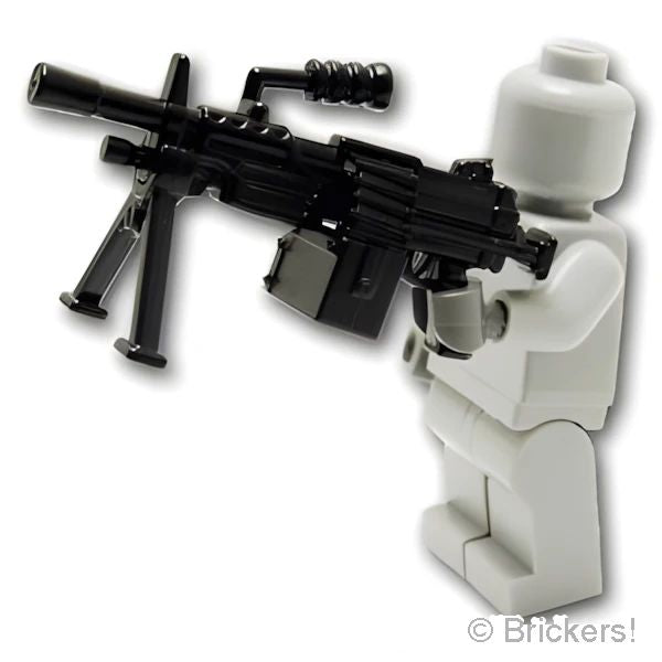 LEGOR パーツ マシンガン M249：[Black / ブラック] cp-sdt-m249-026 の商品ページ｜レゴRパーツ バラ売りのブリッカーズ
