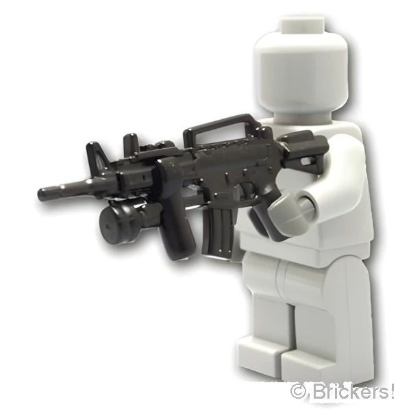 LEGOR パーツ アサルトライフル M4T1 グリップ&ライト付き：[Black / ブラック] cp-sdt-m4t1-026 の商品ページ｜レゴRパーツ バラ売りのブリッカーズ