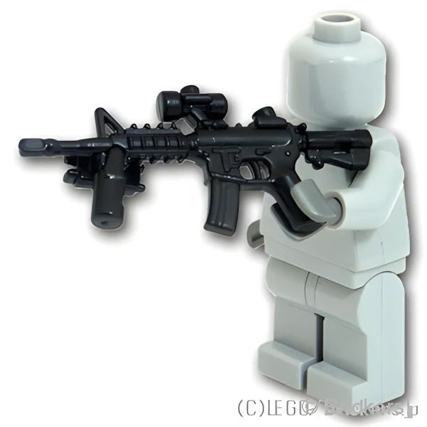 LEGOR パーツ アサルトライフル M5A1 R.I.S：[Black / ブラック] cp-sdt-m5a1ris-026 の商品ページ｜レゴRパーツ バラ売りのブリッカーズ