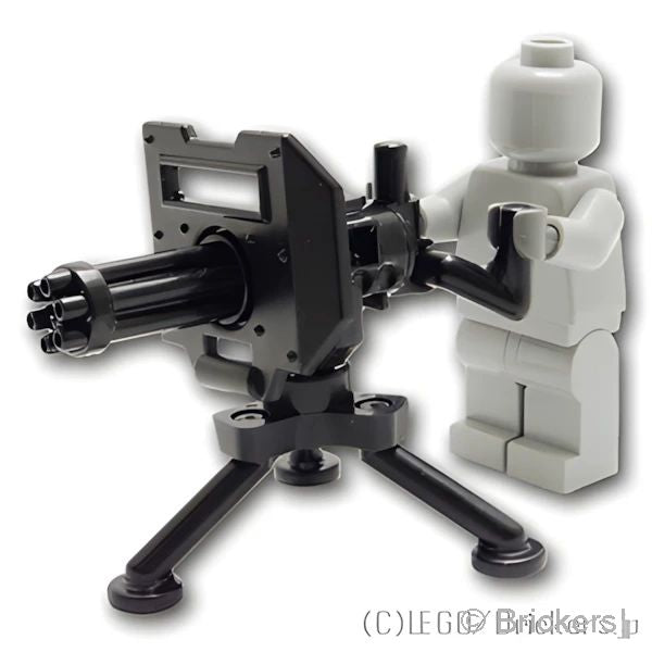 LEGOR パーツ ミニガン トライポッド付き：[Black / ブラック] cp-sdt-mgba30-026 の商品ページ｜レゴRパーツ バラ売りのブリッカーズ