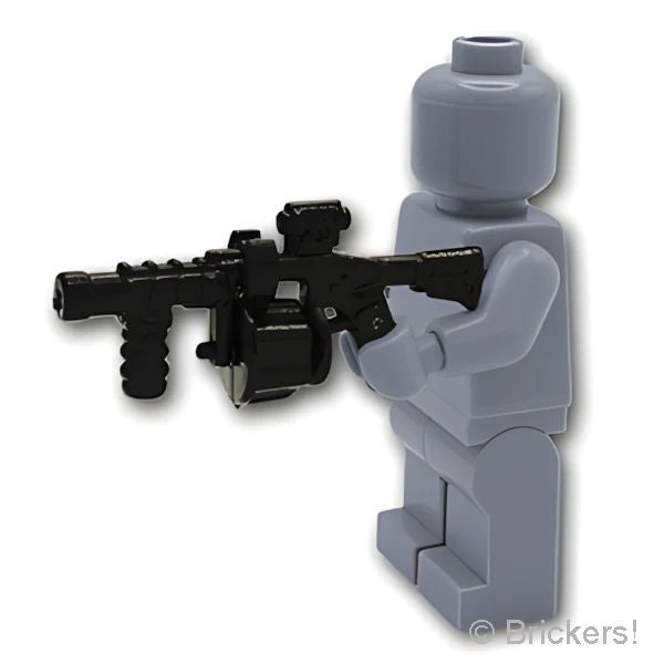 LEGOR カスタムパーツ グレネードランチャーMGL：[Black / ブラック] CP-SDT-MGL-026 の商品ページ｜レゴRパーツ バラ売りのブリッカーズ