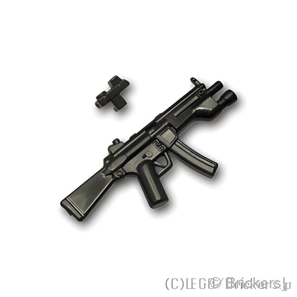 LEGOR パーツ サブマシンガン MP5A4 リフレックスサイト付き：[Black / ブラック] cp-sdt-mp5a4-026 の商品ページ｜レゴRパーツ バラ売りのブリッカーズ