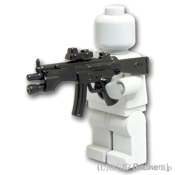 LEGOR パーツ サブマシンガン MP5A4 リフレックスサイト付き：[Black / ブラック] cp-sdt-mp5a4-026 の商品ページ｜レゴRパーツ バラ売りのブリッカーズ