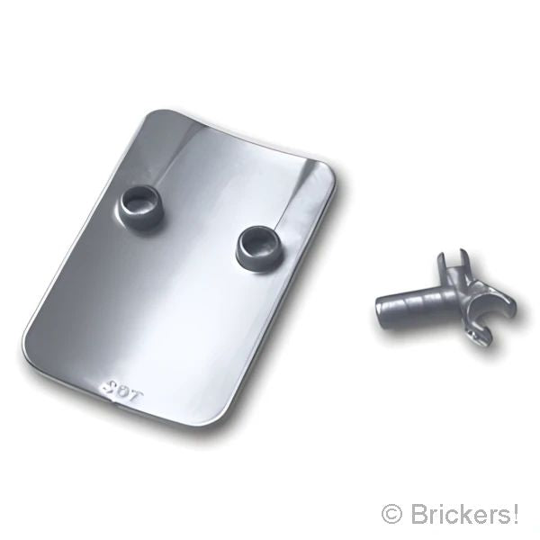 LEGOR パーツ ライオットシールド N5：[Flat Silver / フラットシルバー風] cp-sdt-n5-179 の商品ページ｜レゴRパーツ バラ売りのブリッカーズ
