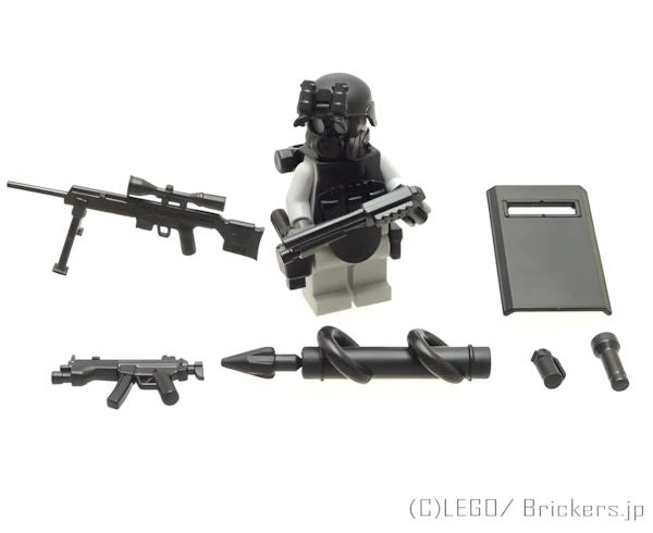 LEGOR パーツ S.W.A.T.セット：[Black / ブラック] cp-sdt-swat-026 の商品ページ｜レゴRパーツ バラ売りのブリッカーズ