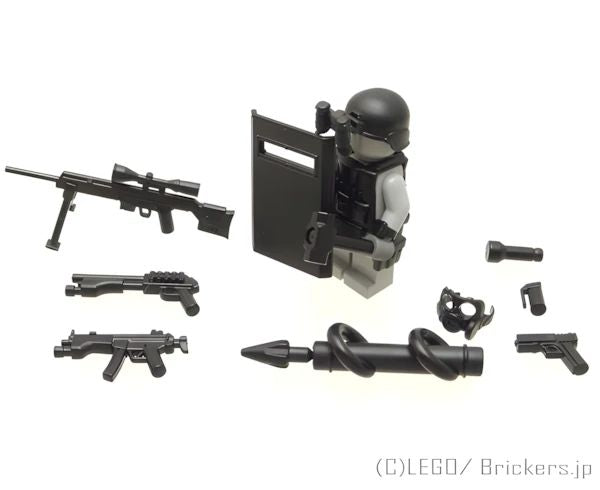LEGOR パーツ S.W.A.T.セット：[Black / ブラック] cp-sdt-swat-026 の商品ページ｜レゴRパーツ バラ売りのブリッカーズ