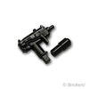 サブマシンガン Mini-UZI サイレンサー付き：[Black / ブラック]