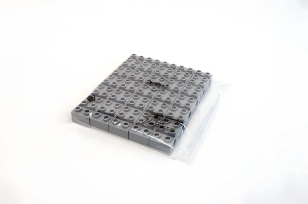 【gobrick】ブロック 2凸×2凸 - ピン穴 30個セット：[Light Bluish Gray / グレー] GB-BS-22P-194 の商品ページ｜レゴRパーツ バラ売りのブリッカーズ